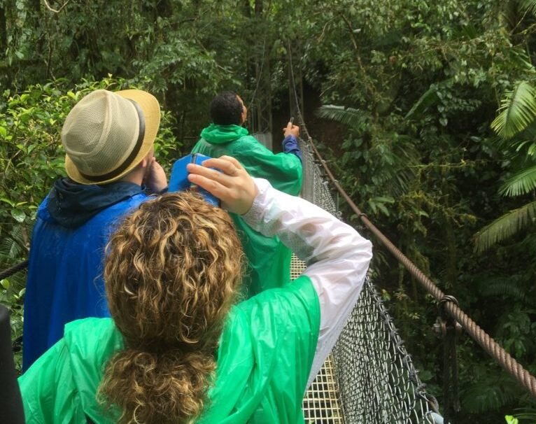 Visite guidée sur pont suspendu